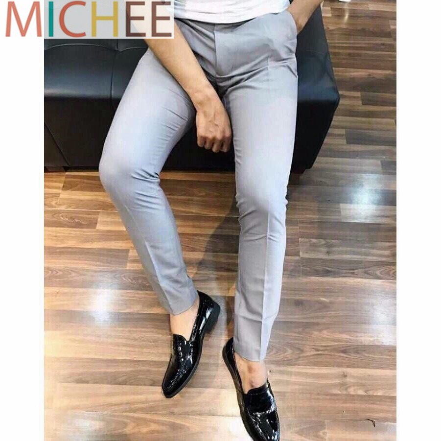 Quần Âu Nam MiChee Vải Tuyết Mưa Co Giãn Tốt, Quần Tây Công Sở Cao Cấp | BigBuy360 - bigbuy360.vn
