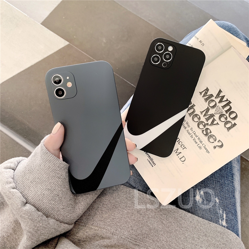 Ốp Điện Thoại Mềm In Họa Tiết Nike Cho iPhone 12 Mini 12 Pro Max 11 Pro Max X Xs Xr Xsmax 8 7 Plus Se 2020