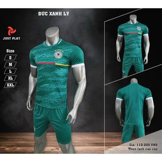 Áo quần bóng đá tuyển Đức xanh lý mới 2021