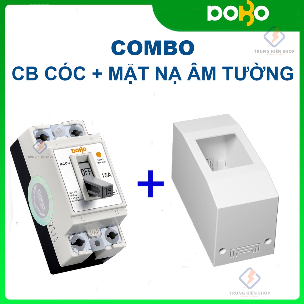 [HÀNG CHÍNH HÃNG] CB cóc - Cầu Dao Tự Động Loại Tốt - MCCB an toàn - Aptomat tự động DOBO Hàn Quốc siêu nhạy