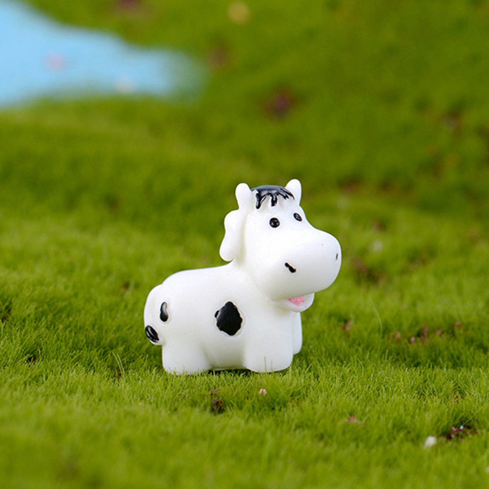 EPOCH Set 1 / 3 Mô Hình Bò Sữa Xinh Xắn Dùng Để Trang Trí