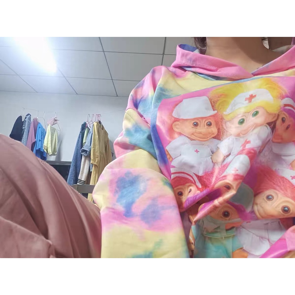 Hoodie Ulzzang Cầu Vồng