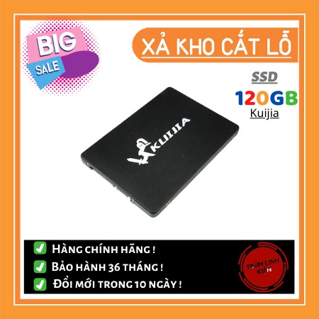 SSD Kiujia 120GB. Sản phẩm giành cho máy tính và laptop. Chuẩn giao tiếp sata 3 | BigBuy360 - bigbuy360.vn