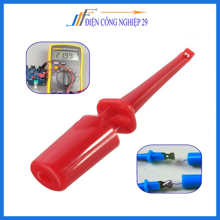 Bộ 2 móc kẹp điện loại to màu đa dạng