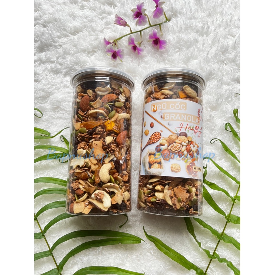 Ngũ Cốc Ăn Kiêng Granola - Ngũ Cốc Không Đường - Yến Mạch 20%