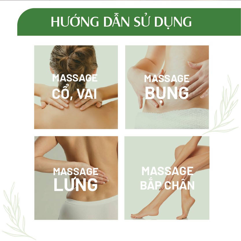 Dầu massage 24Care giúp thư giãn nhẹ nhàng - Nam Nữ (30ml)