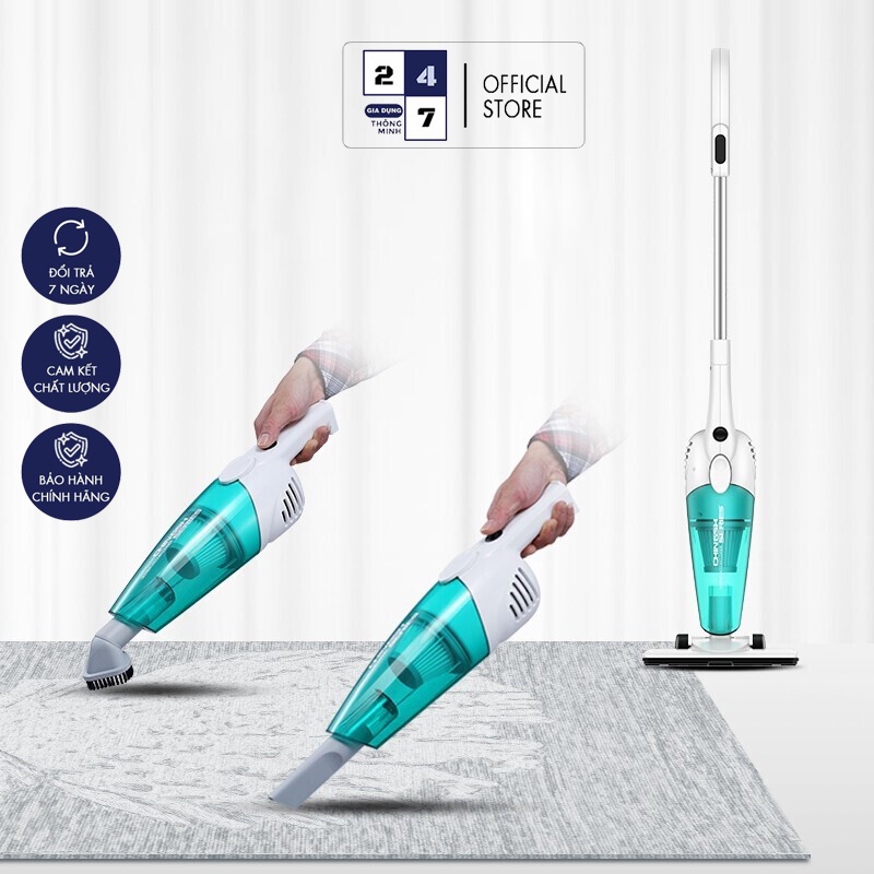 Máy hút bụi cầm tay Deerma DX118C thiết kế nhỏ gọn chính hãng - AH000