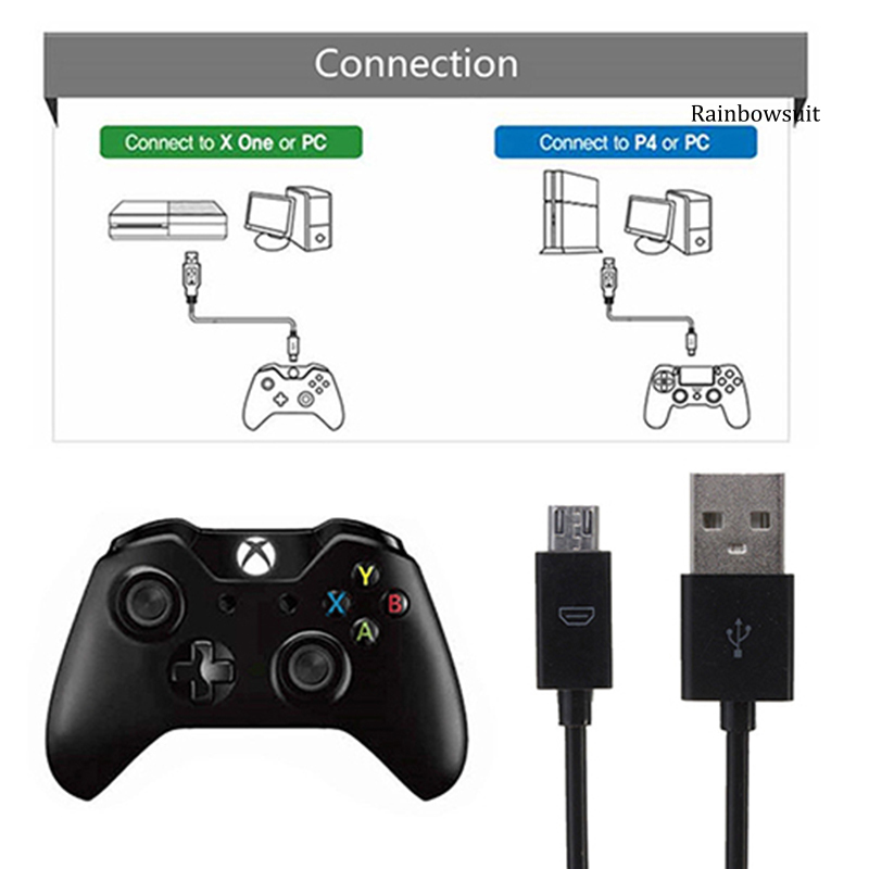 Dây Cáp Sạc Dài 3m Cho Tay Cầm Chơi Game Ps4 Xbox One