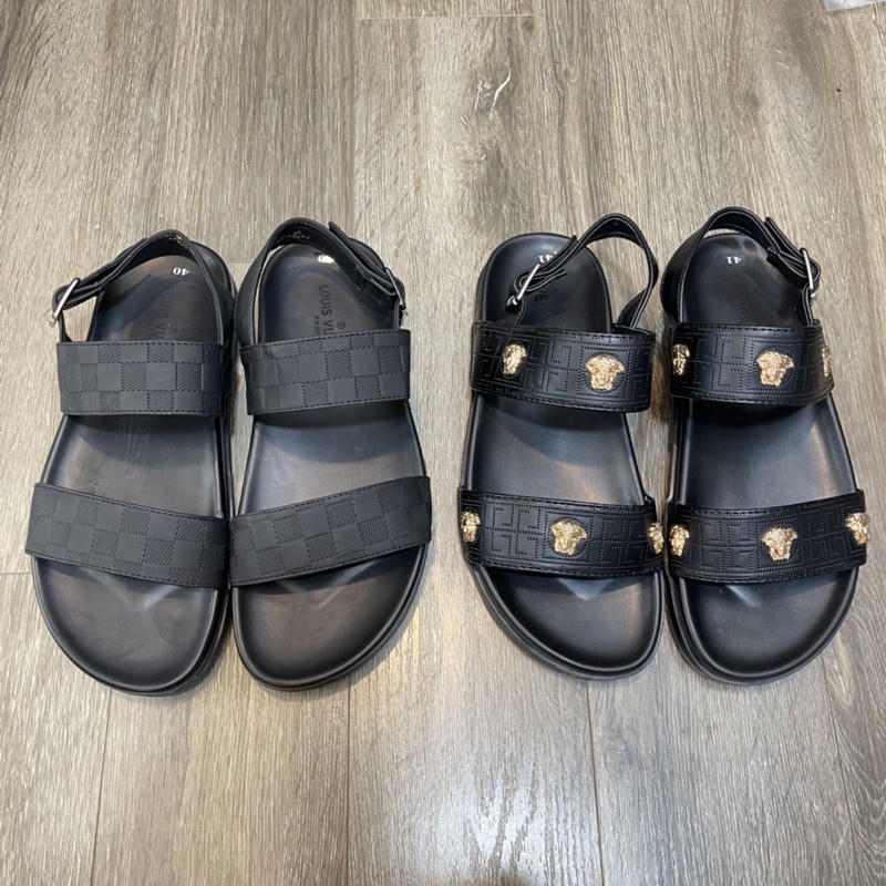 Dép Sandal Versace Cao Cấp- Dép Sandal Lv Cao Cấp- Dép Quai Hậu Nam - Hàng nhập khẩu