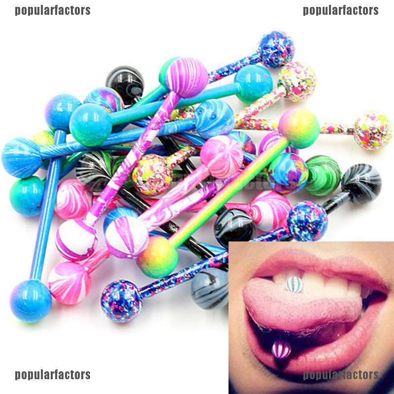 Bộ 10 Khuyên Xỏ Cơ Thể Bằng Thép Không Gỉ Cá Tính