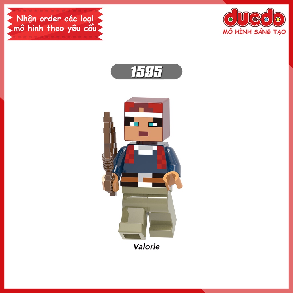 Minifigures các nhân vật Minecraft - Đồ chơi Lắp ghép Xếp hình Mini Mô hình XINH X0299