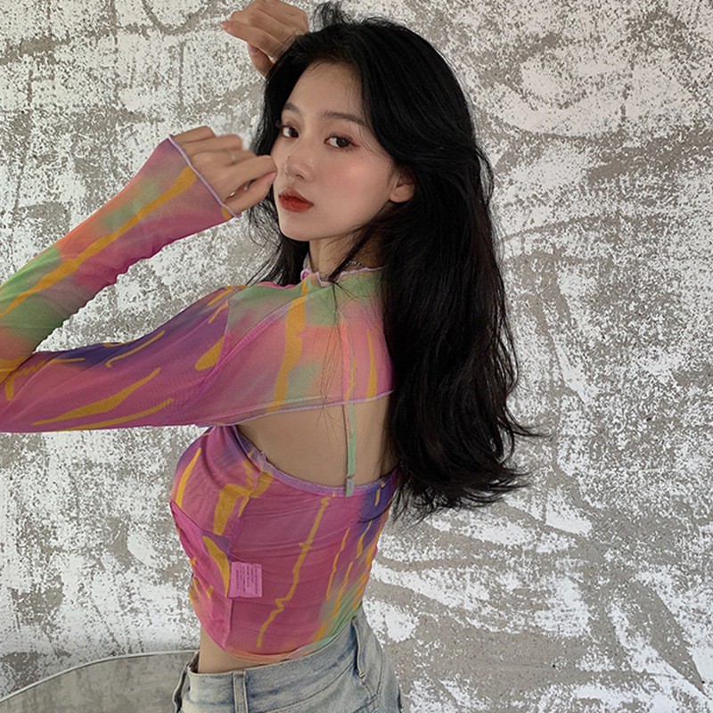 Áo Trễ Vai Tay Dài Thời Trang Dành Cho Nữ