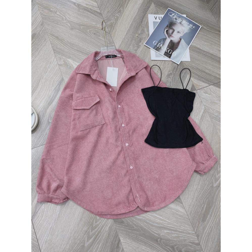 [ 𝐅𝐑𝐄𝐄 𝐒𝐇𝐈𝐏 ] SÉT ÁO NHUNG TĂM KÈM ÁO 2 DÂY SIÊU ĐẸP Ạ