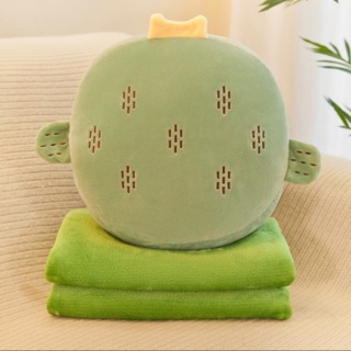 Bộ chăn gối văn phòng đa năng hình xương rồng