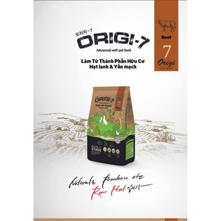 1.2kg thức ăn hạt mềm hữu cơ thịt bò original-7 thức ăn hạt mềm hữu cơ thịt bò origi-7 được làm từ thịt bò tươi ngon.
