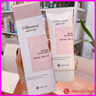 Kem chống nắng chống nước, nâng tone SJM 60g