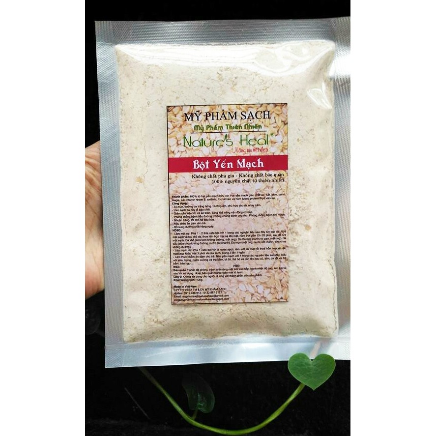 BỘT YẾN MẠCH NGUYÊN CHẤT NATURE'S HEAL 500G
