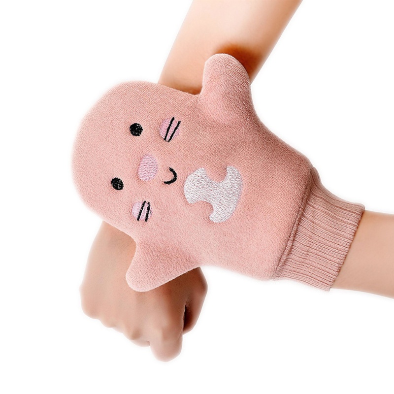 Găng tay đi tắm In Họa Tiết Cây Xương Rồng Hoạt Hình Sáng Tạo Dành Cho Bé Size M