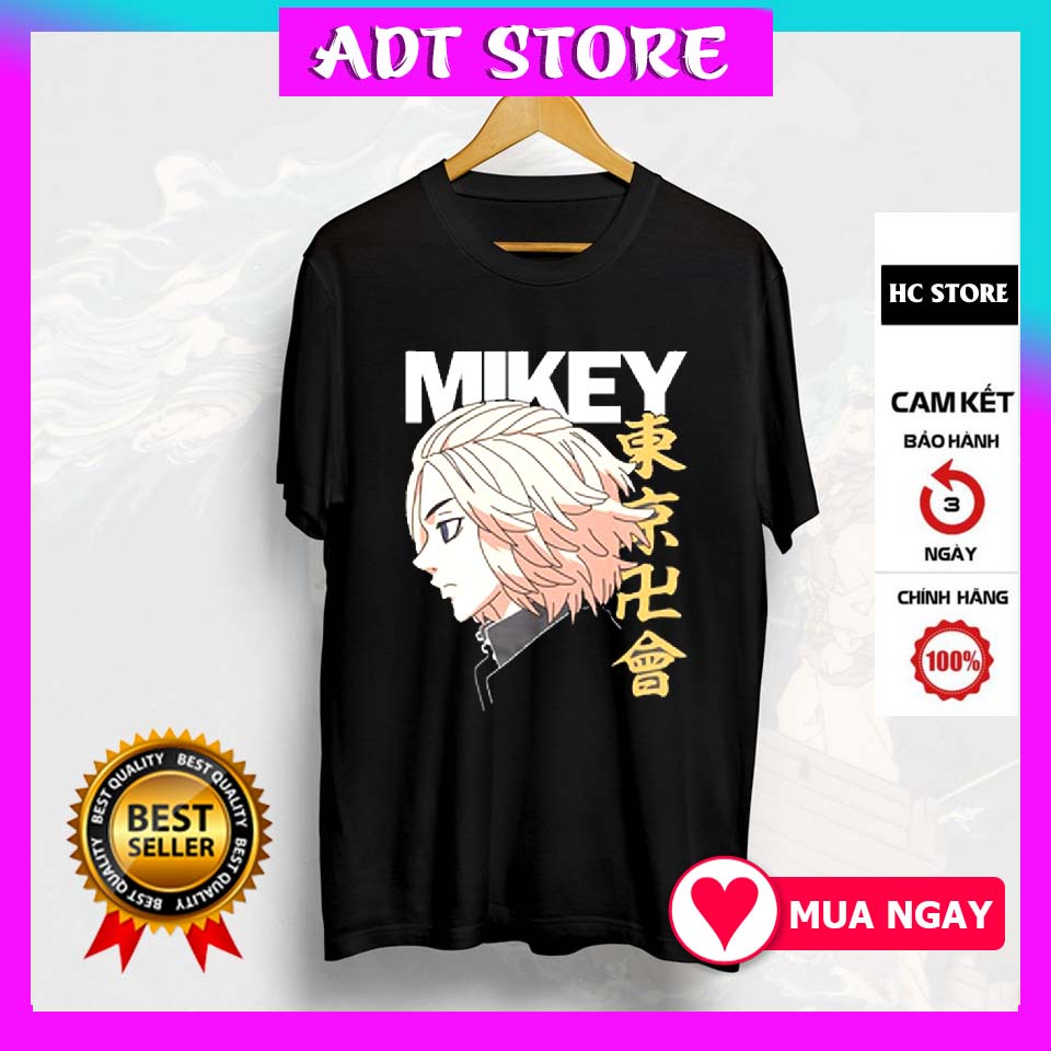Áo Thun Anime Tokyo Revengers Mikey Manjiro Sano Cá Tính độc đẹp giá rẻ bán chạy cực HOT