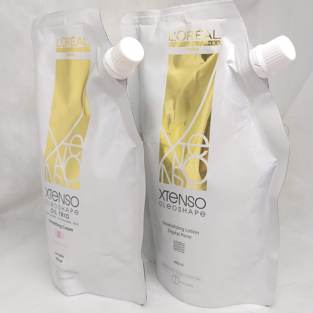 Thuốc uốn, duỗi chuyên nghiệp Loreal X-tenso 400ml/400ml (MẪU MỚI)