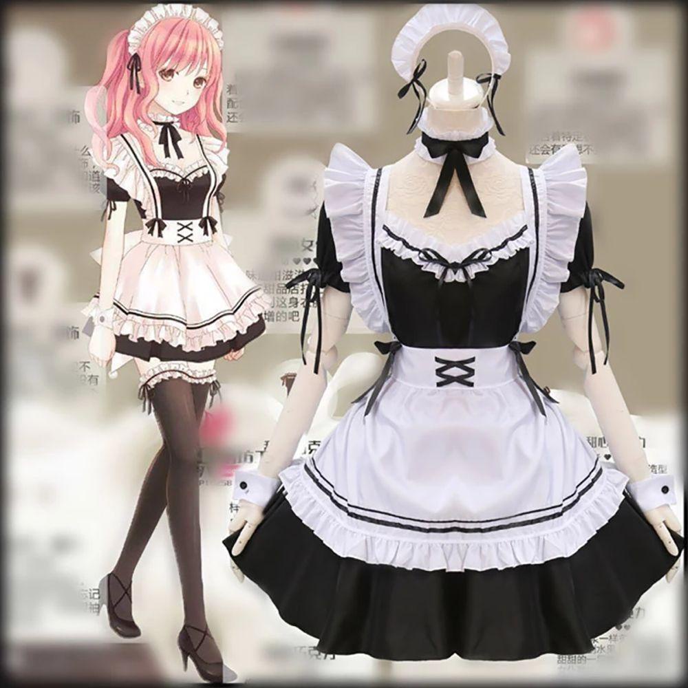 Đầm Hóa Trang Cô Hầu Gái Phong Cách Lolita Dễ Thương