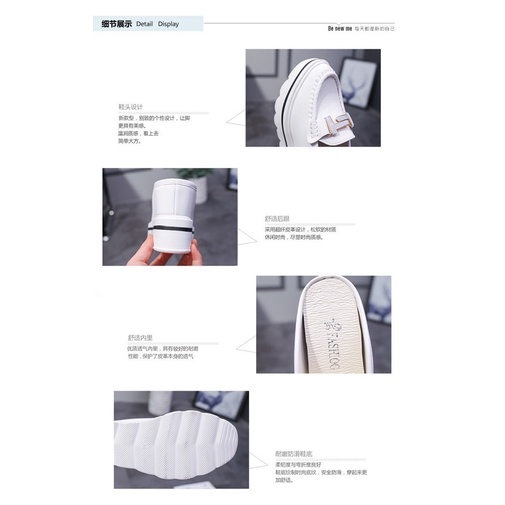 Dép sục độn đế tag H cao 10cm sẵn lẻ size