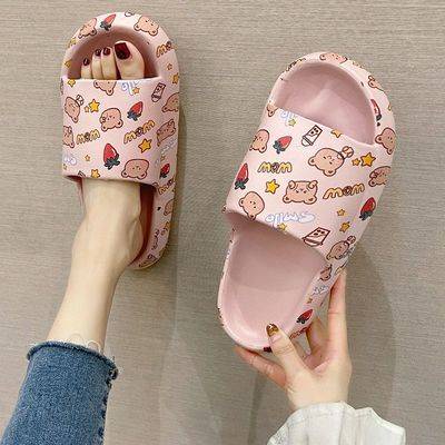 Giày Sandal Đế Mềm Chống Trượt Họa Tiết Graffiti Thời Trang