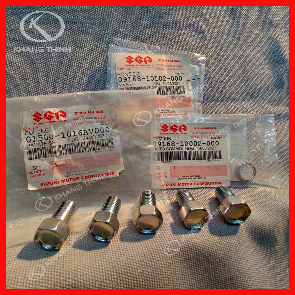 Ốc Xả Nhớt Xe Suzuki - Hàng Chính Hãng