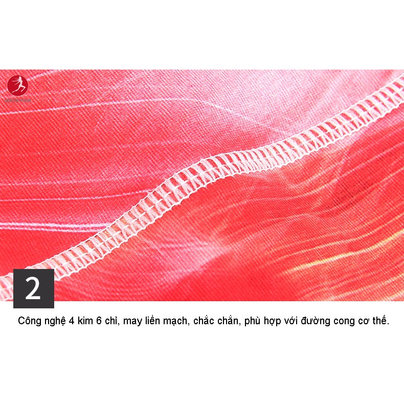 Quần Legging Nữ Lửng Tập Yoga In Họa Tiết Co Giãn 4 Chiều Thoải Mái  LGG0202