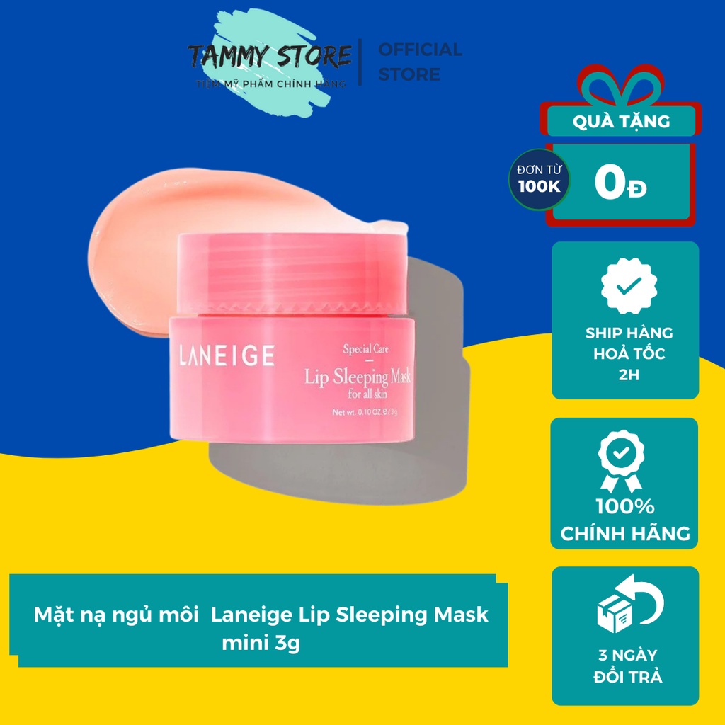 Mặt nạ ngủ môi LANEIGE LIP SLEEPING MASK mini chính hãng