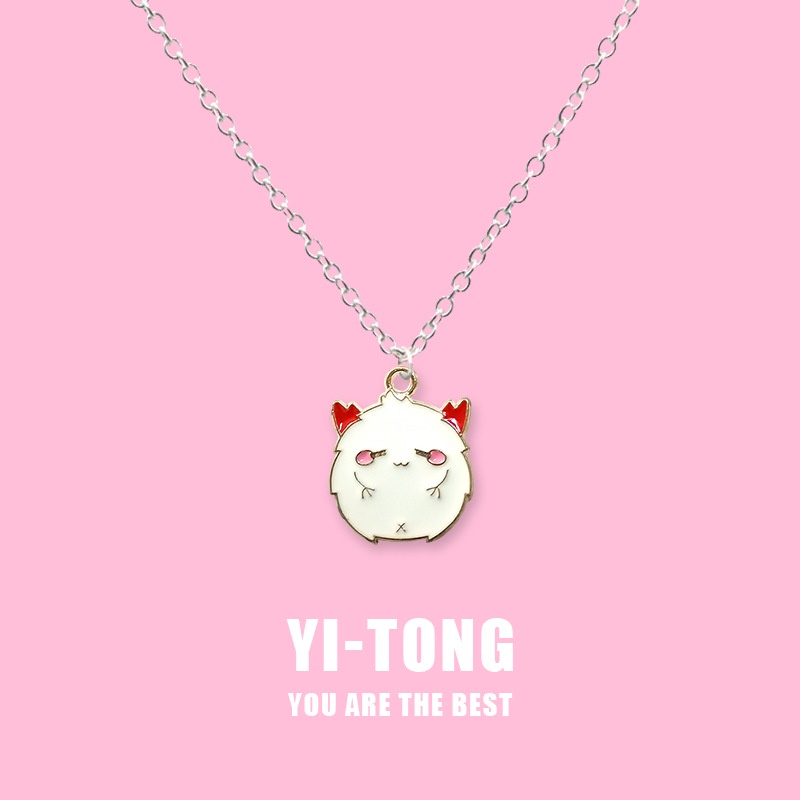 Vòng cổ Mặt Hình Sóc Chuột Nhỏ Bằng Thép Không Gỉ