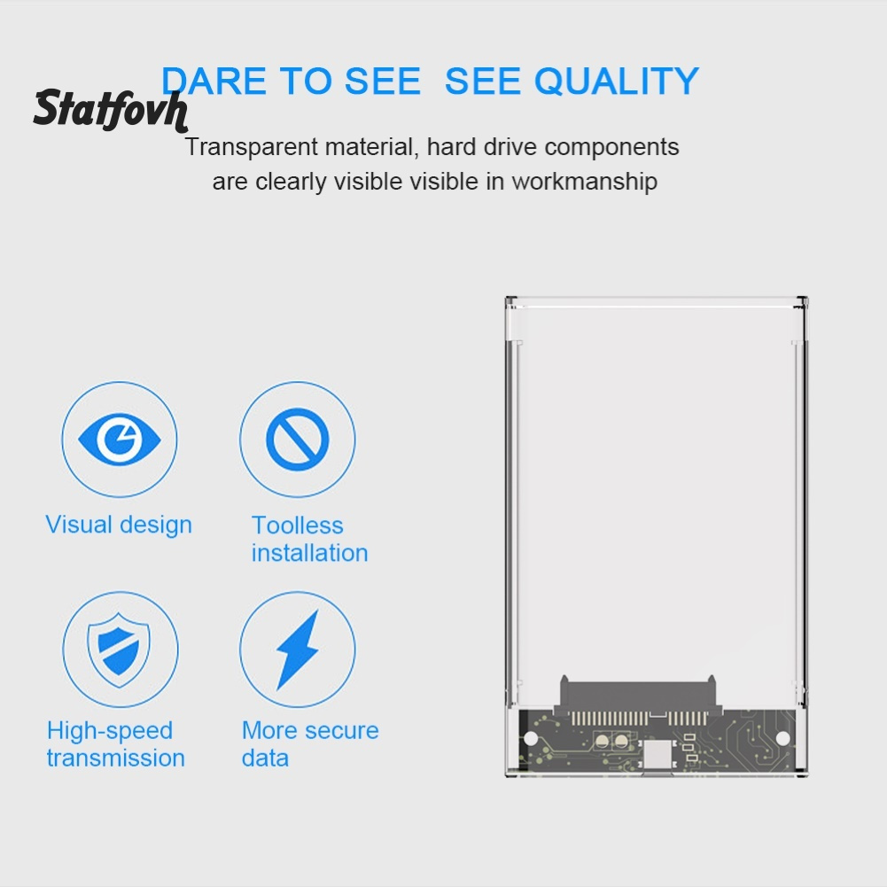 Ổ Cứng Ngoài Hdd Ssd Sata Usb 3.0 / 2.0 5gbps 2.5inch Ốp | BigBuy360 - bigbuy360.vn