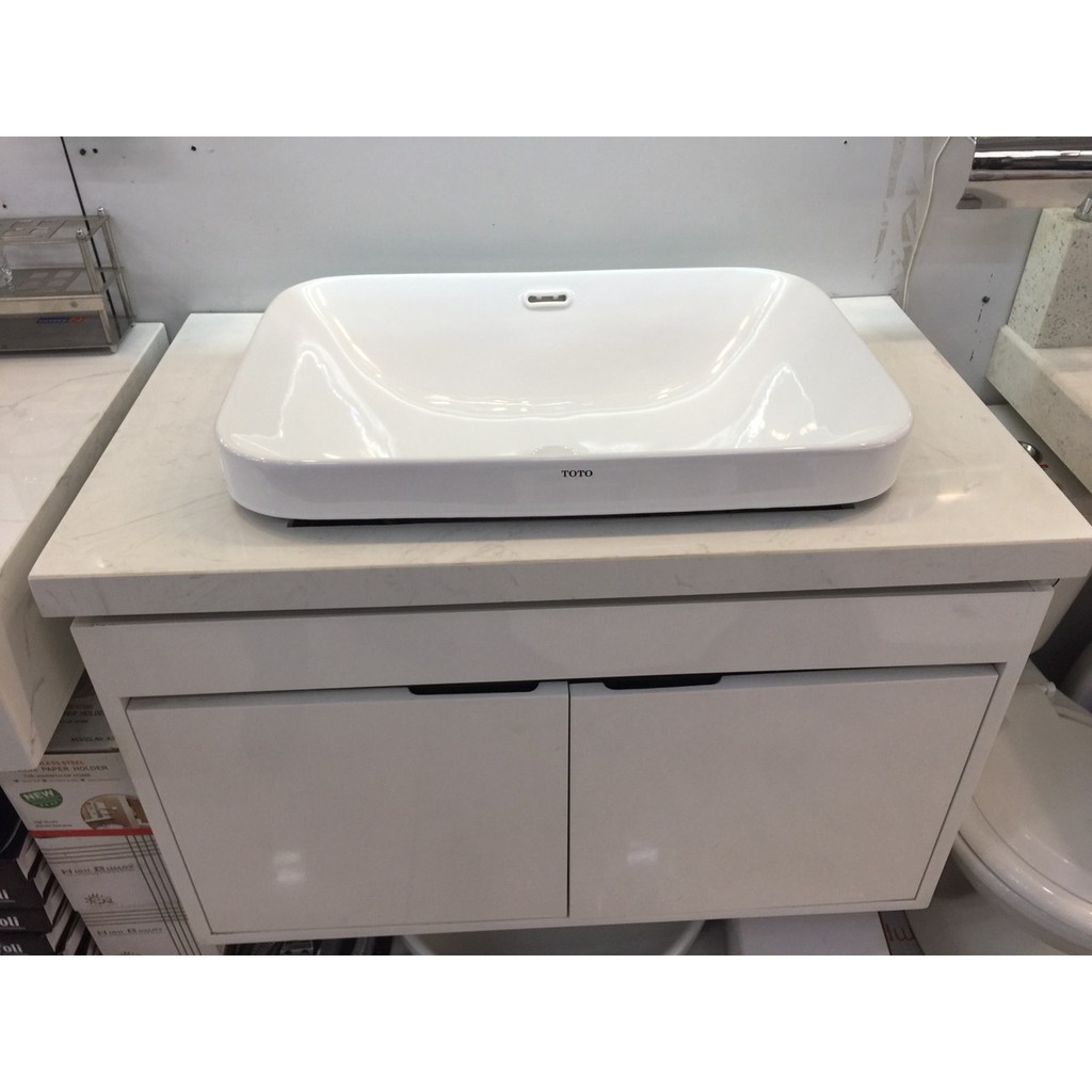 Chậu lavabo rửa mặt vuông bán âm , bo tròn vảnh mòng. KH đọc kỹ phần mô tả sp