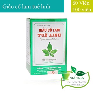 Giảo Cổ Lam Tuệ Linh Giảm Mỡ Máu,Cholesterol Toàn Phần,Đường Huyết,Ổn Định Huyết Áp,Tim Mạch