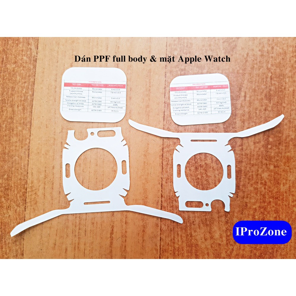 Tấm dán PPF Full mặt và body 360 dành cho Apple Watch