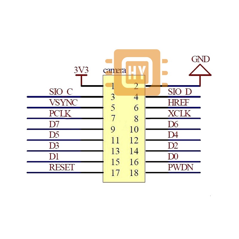 OV7670 camera module OV7670 moduleSupports VGA CIF auto exposure control display active size 640X480