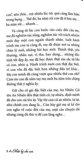 Nhật Ký Cho Con