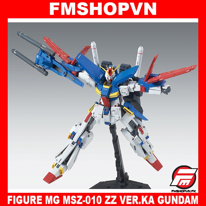 [FMSHOPVN] FIGURE MG MSZ-010 ZZ VER.KA GUNDAM MÔ HÌNH NHÂN VẬT LẮP RÁP CHÍNH HÃNG MODEL KIT