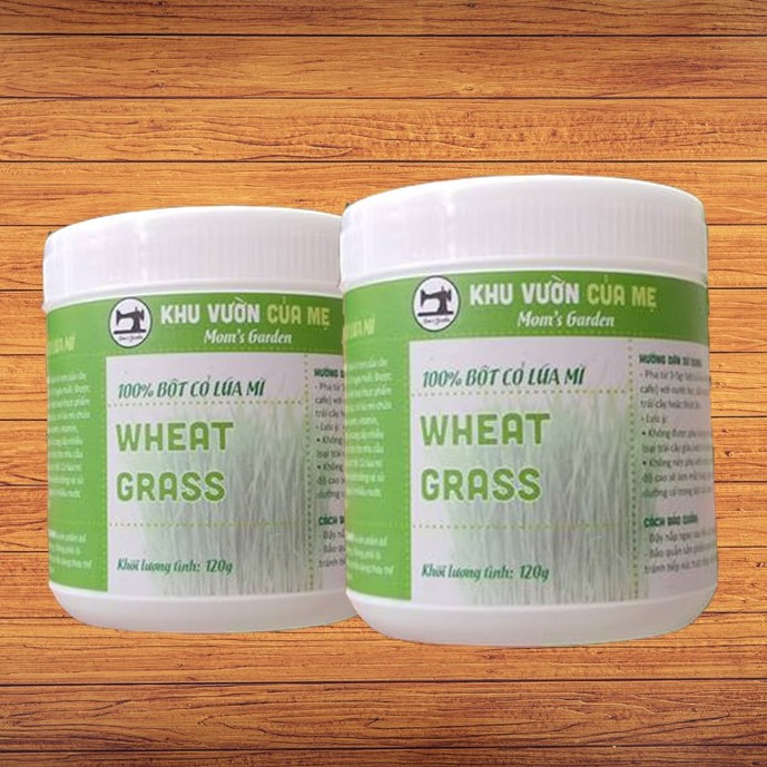 COMBO 2 Hũ Bột Cỏ Lúa Mì Chiết Xuất Chân Không 120 gram