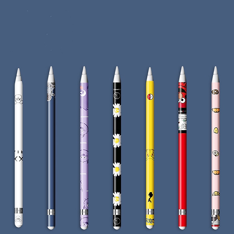 Miếng Dán Bút Skin Pencil 1/2 Bộ 3 Hình Chống Trầy- Hàng chính hãng