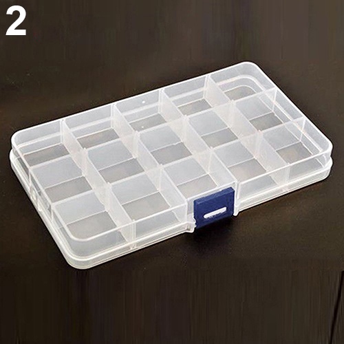 Hộp Đựng Trang Sức 10 / 15 / 24 Ngăn Có Thể Tháo Rời Tiện Dụng