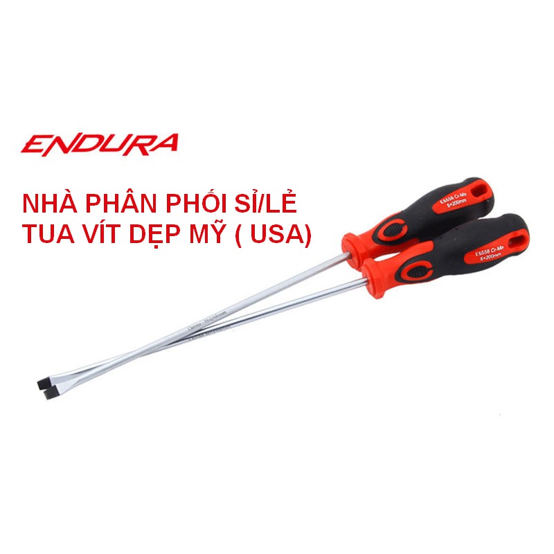 [USA]Tuốc nơ vít DẸP cán nhựa bọc cao su cao cấp của Mỹ