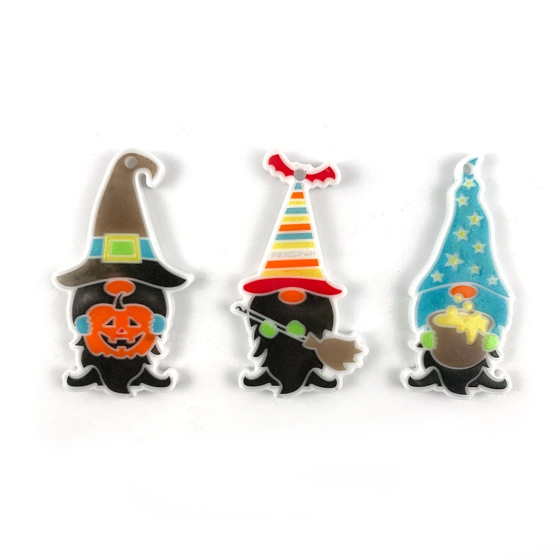 San * Khuôn Silicon Làm Móc Khóa Bằng Resin Epoxy Hình Quả Bí Ngô Phục Sinh DIY M