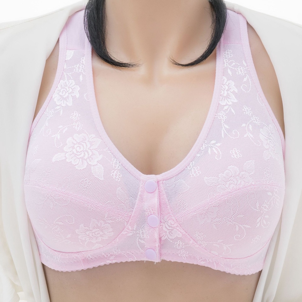 Áo lót Thoáng Khí Cài Khóa Trước Plus Size 36-46