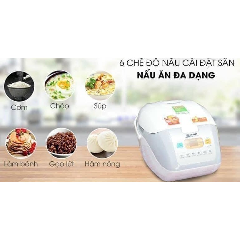 NỒI CƠM ĐIỆN TỬ SHARP 1.8 lít KS-COM18V