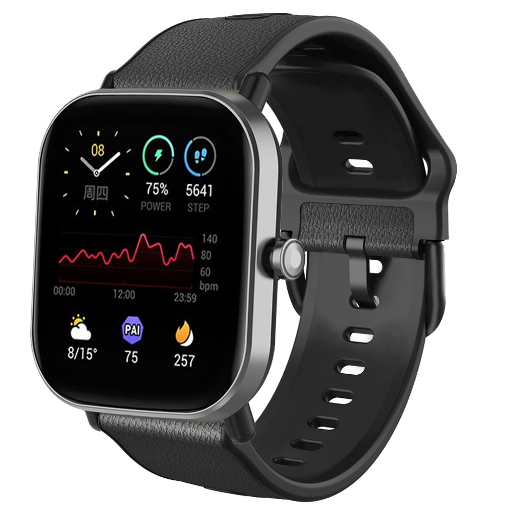 Dây Đeo Thay Thế Bằng Da Và Silicon Cho Huami amazfit gts 2 2e 3 GTR 42mm/Bip U Pro S