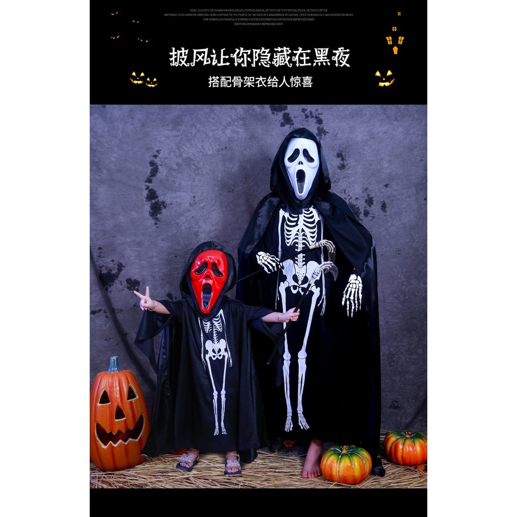 Bộ Đồ Hóa Trang Ma Cà Rồng / Đầu Lâu Độc Đáo Dịp Halloween