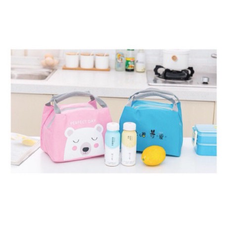 Túi đựng cơm cartoon giữ nhiệt 7*15*21cm họa tiết hoạt hình siêu xinh- SP005102