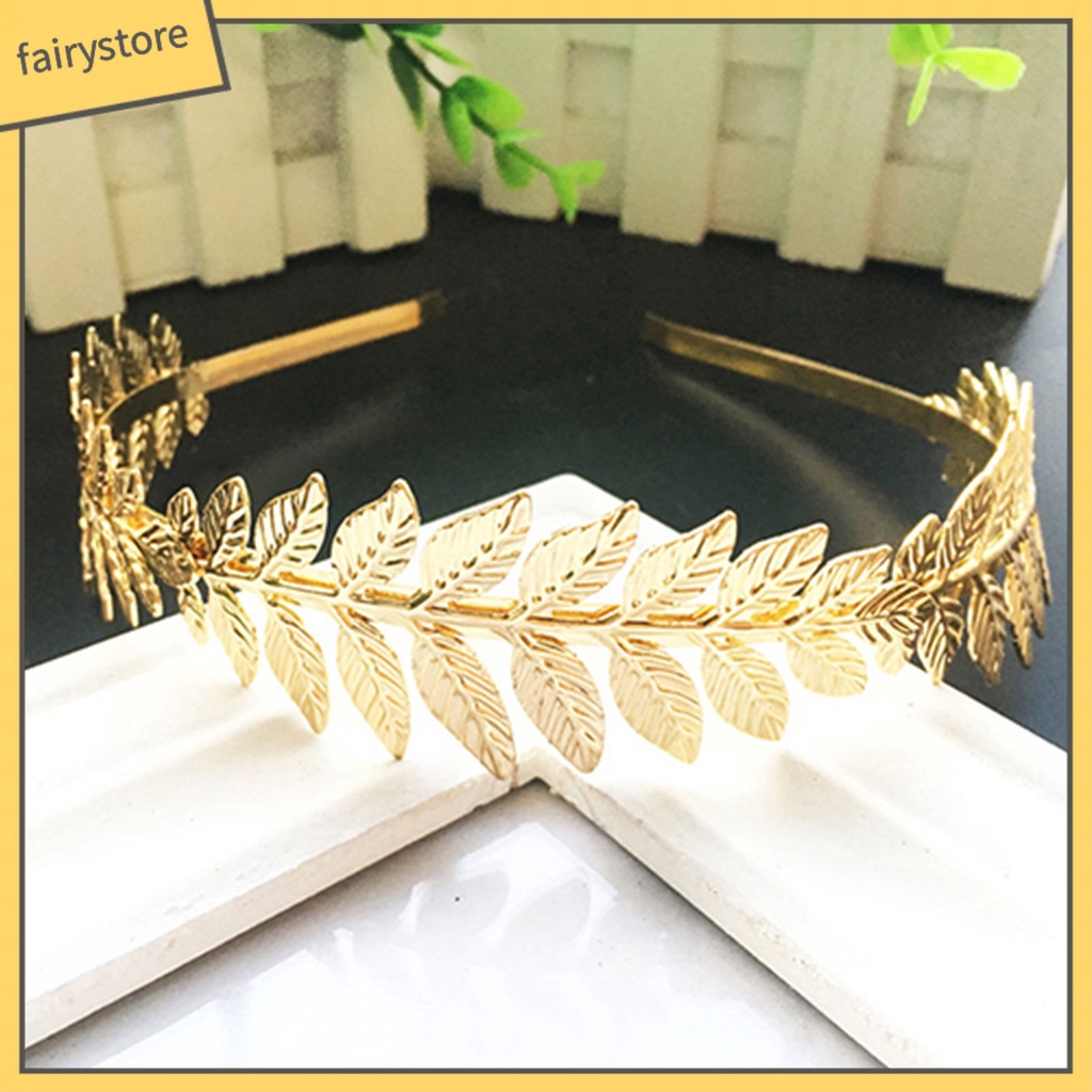 Băng đô cài tóc hình chiếc lá thời trang sang trọng cho nữ