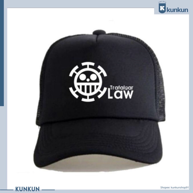Nón lưỡi trai đen Trafalgar Law  nam nữ unisex mới nhất